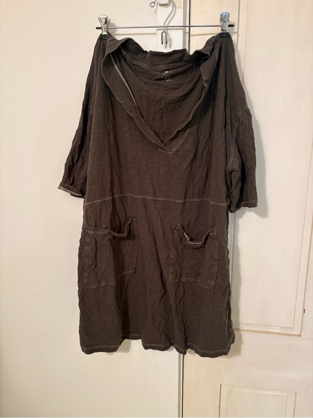 NATURAL LIFE Oversized V-Neck Tunic